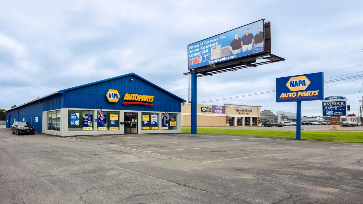 Napa Auto Parts Store Building Exterior
