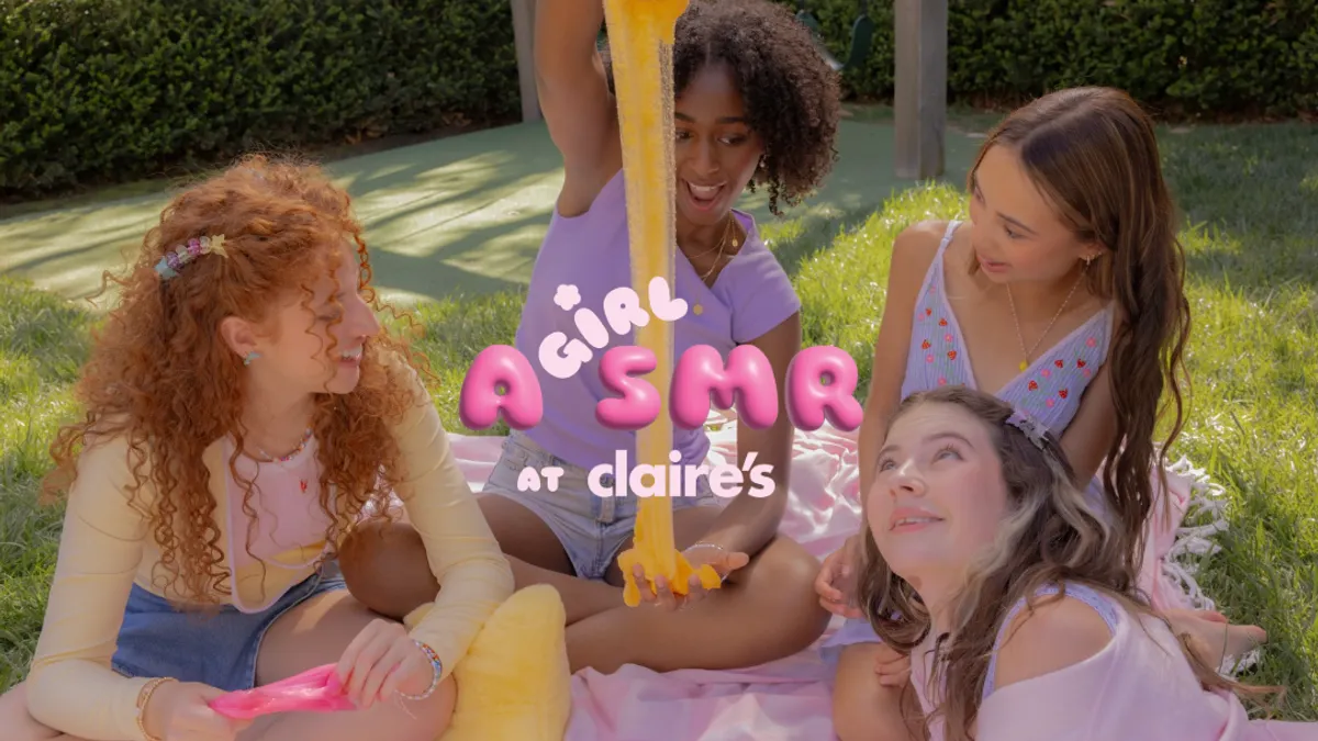 Imagery for Claire's "A Claire's Girl SMR" campaign