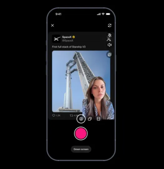 X React with Video