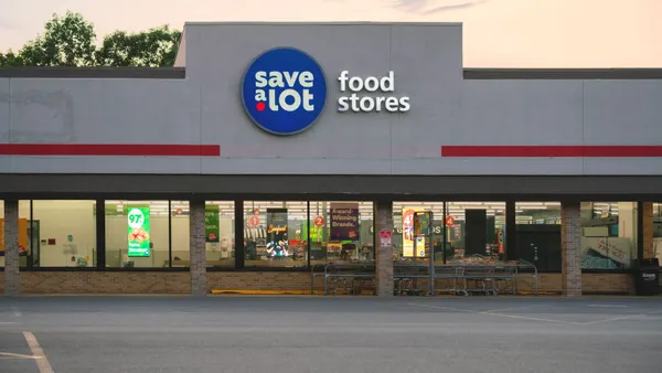 Exterior of a grocery store.