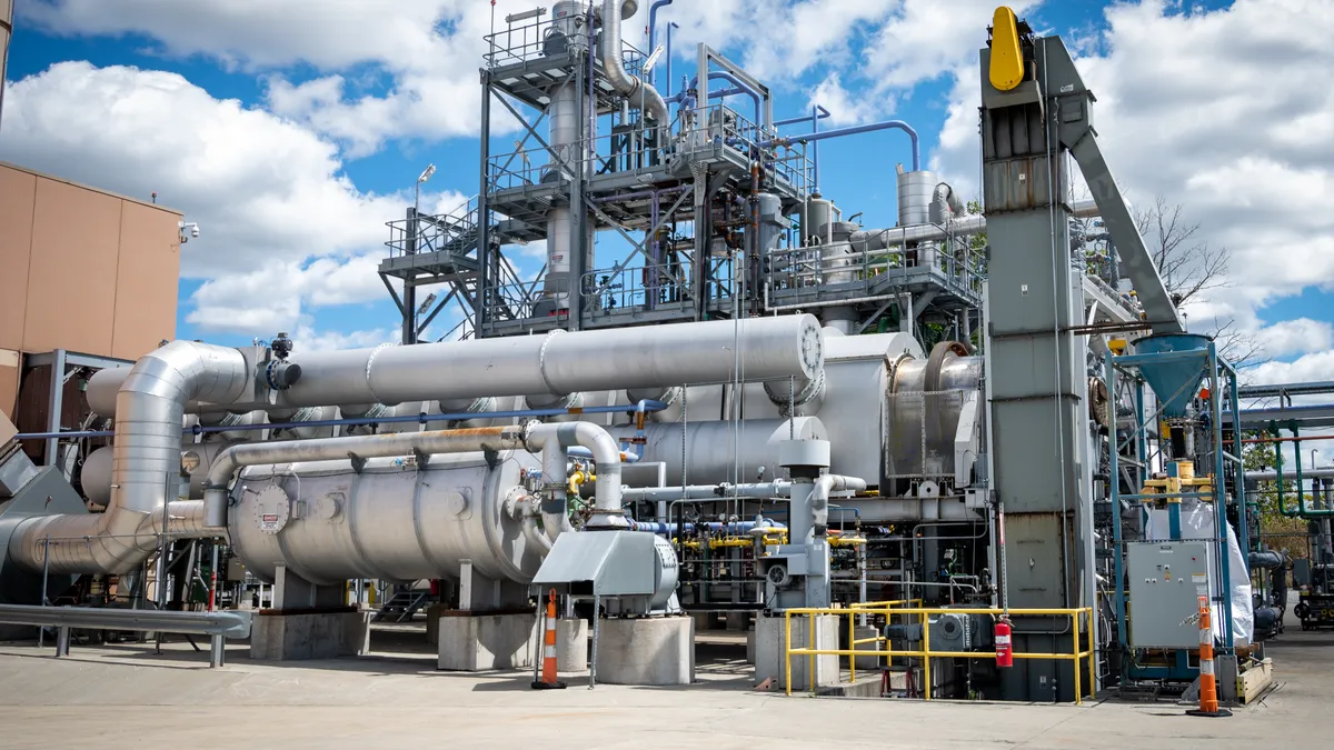 The exterior of Alterra's liquefaction plant in Akron, Ohio.