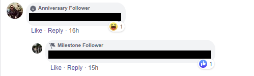 Facebook group badge examples
