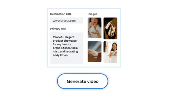 Meta video generation