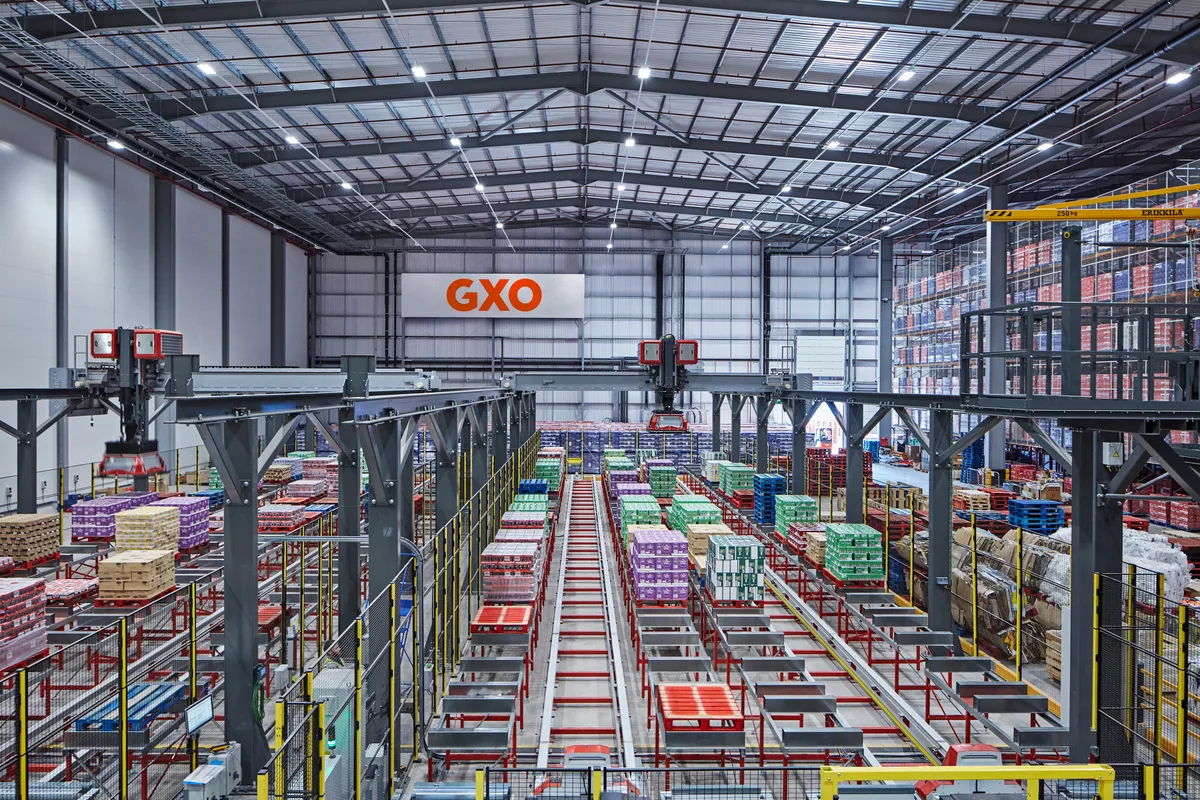 A GXO warehouse facility.