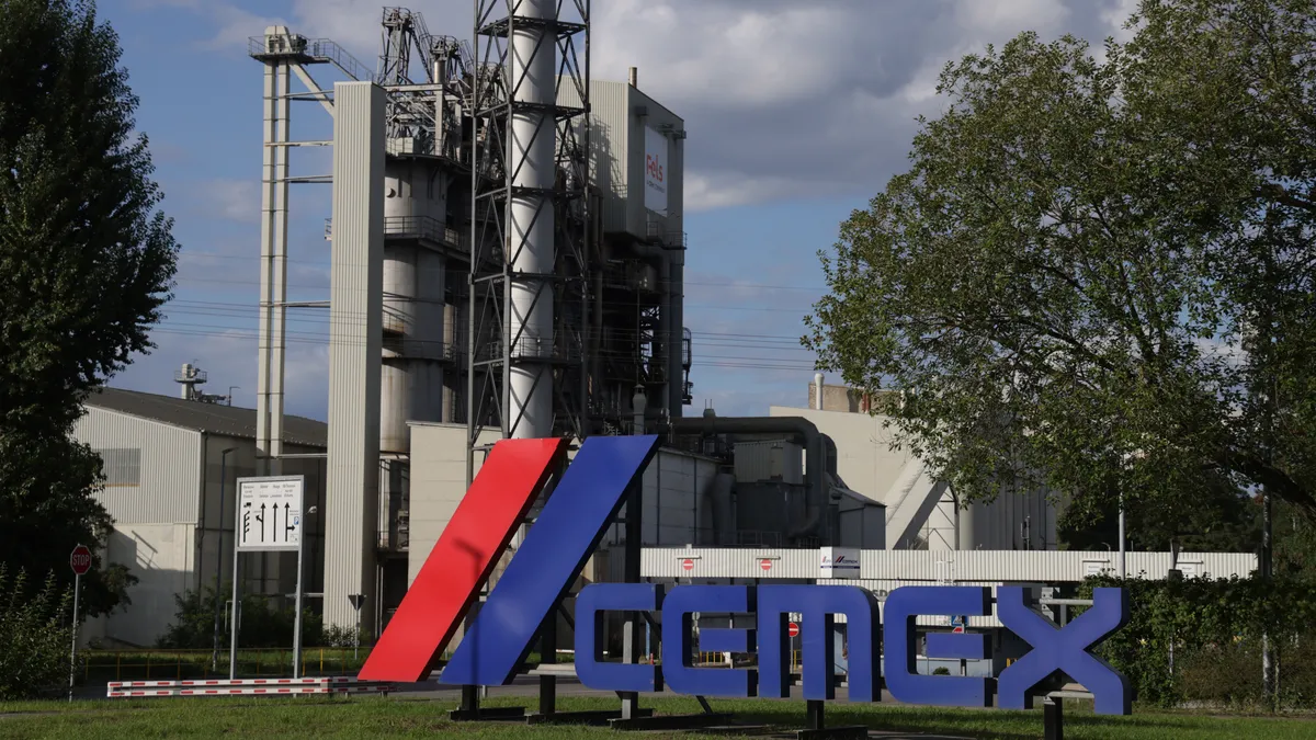 Cemex concrete plant in Rudersdorf, Germany