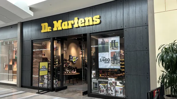 A Dr. Martens storefront in a mall.