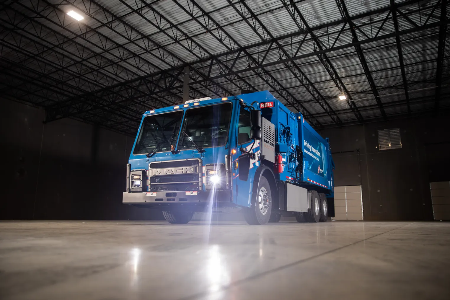 Mack LR Electric model for Republic Services, by Mack Trucks