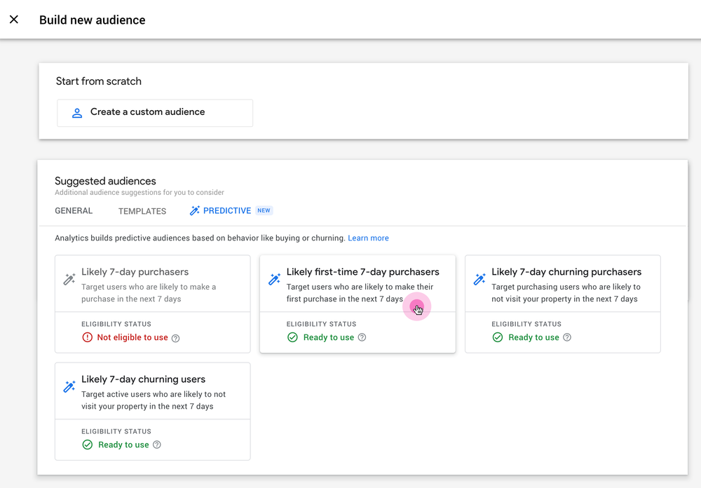Google Purchase Probability