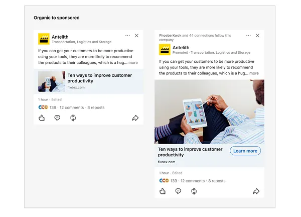 LinkedIn link preview update