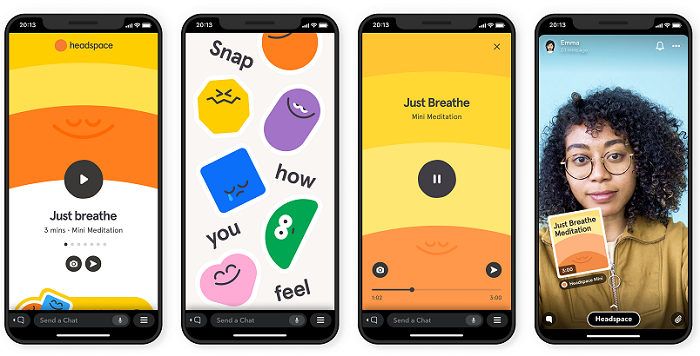 Snapchat wellbeing
