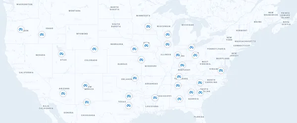 Meta data centers US