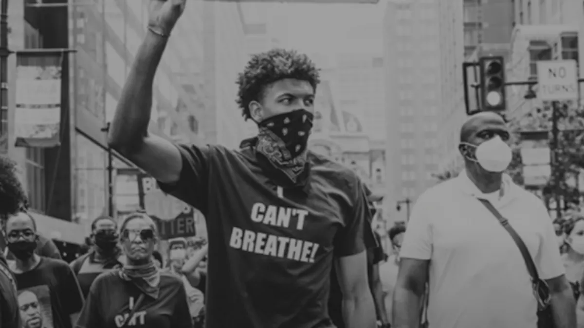 BLM, Black Lives Matter, I can't breathe, march