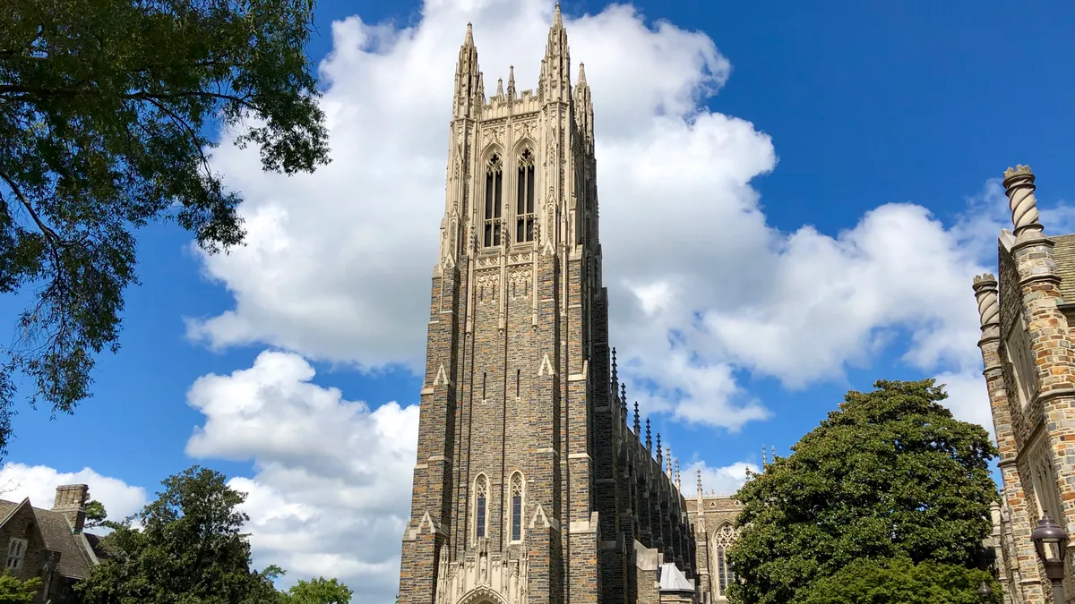 The Duke University chapel