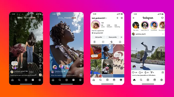 Instagram re-posts