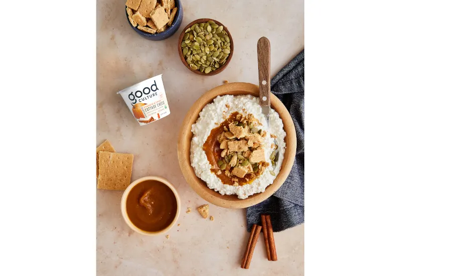 Good Culture's Pumpkin & Spice Cottage Cheese