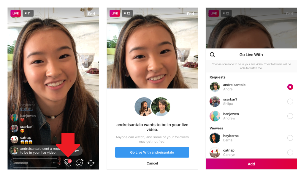 Instagram Adds Live Requests, Providing New Options for Live Guests | Social Media Today