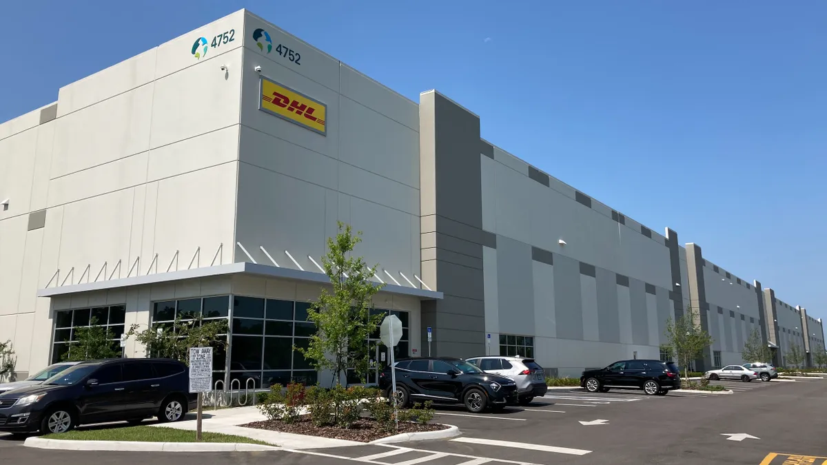 A DHL warehouse in Orlando, Florida.