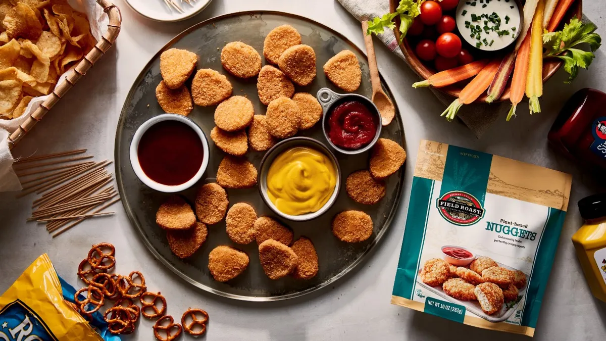 Field Roast's Plant-Based Nuggets are designed to be similar to chicken nuggets
