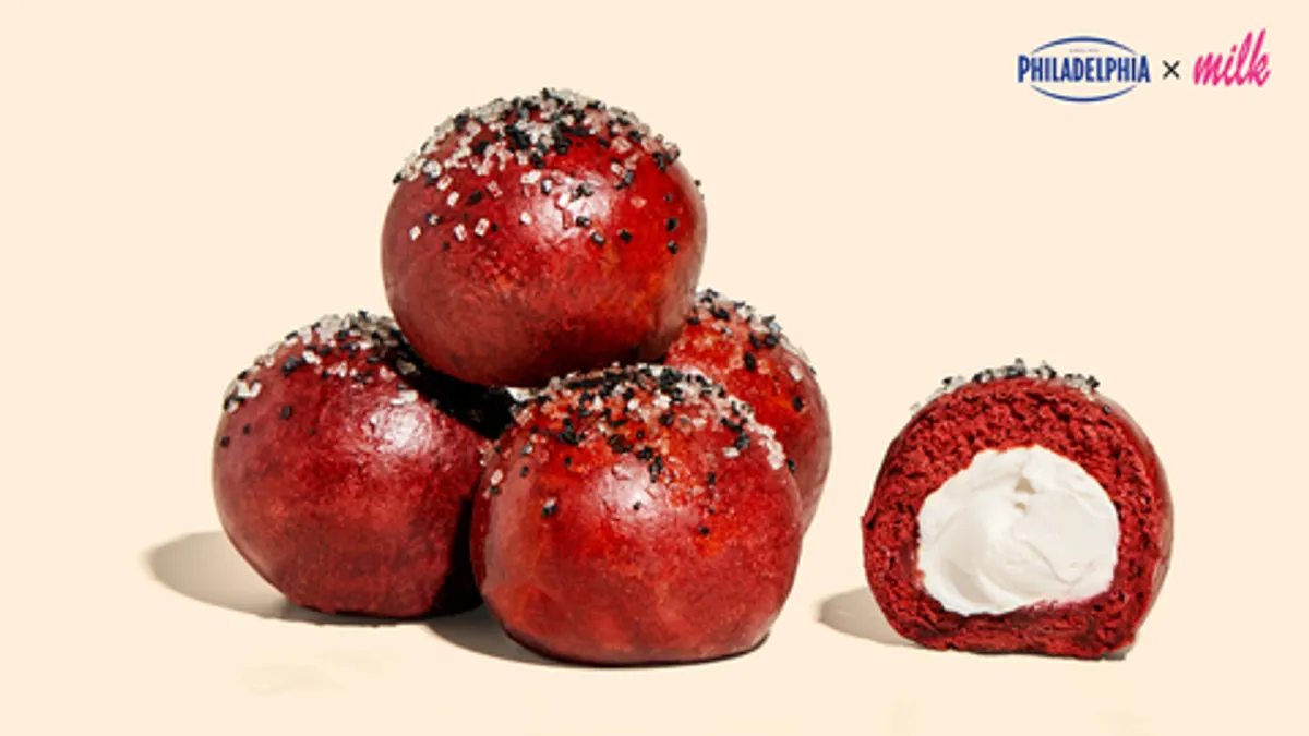 Red Velvet Philly Bagel Bomb