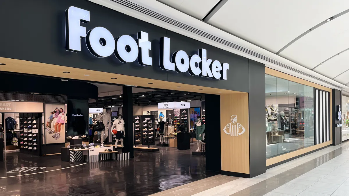 A Foot Locker storefront.