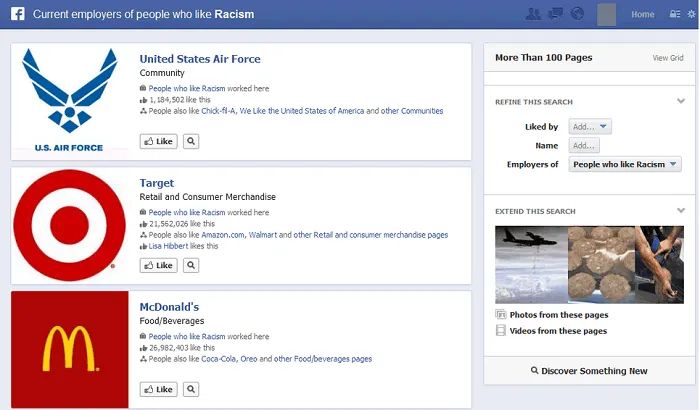 Facebook Graph Search