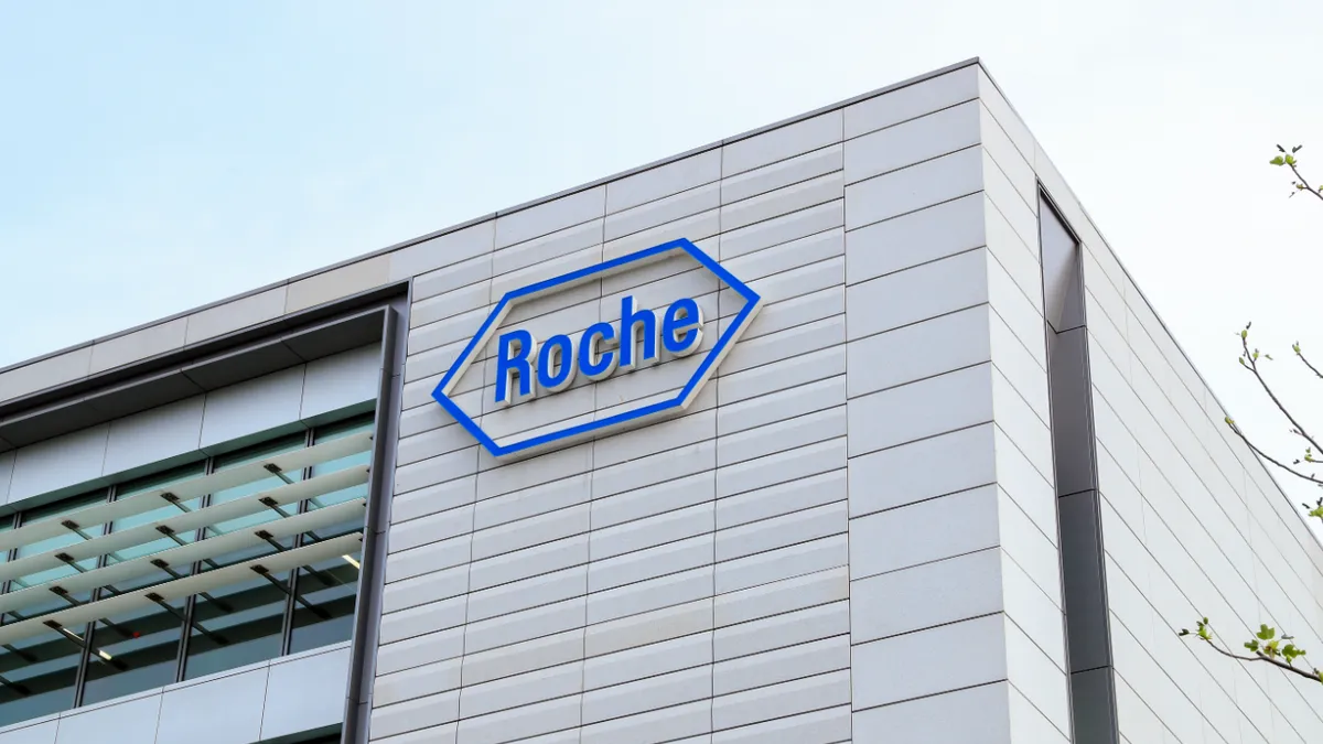 Roche Pharmaceutical Group's office building in Shanghai, China