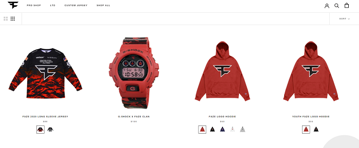 FaZe Clan store