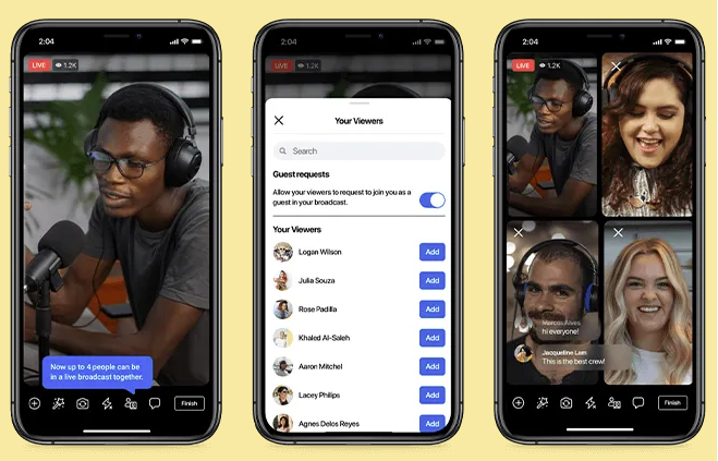 Facebook Live with guests