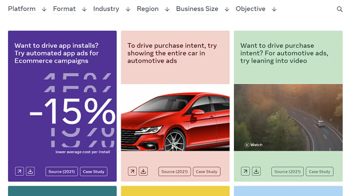 Facebook Creative Guidance Navigator