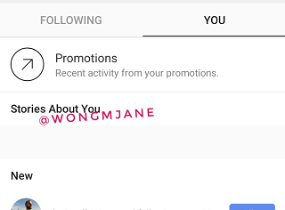 Instagram 'Stories About You' test
