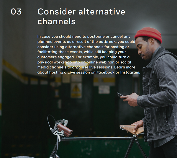 Facebook COVID-19 guides