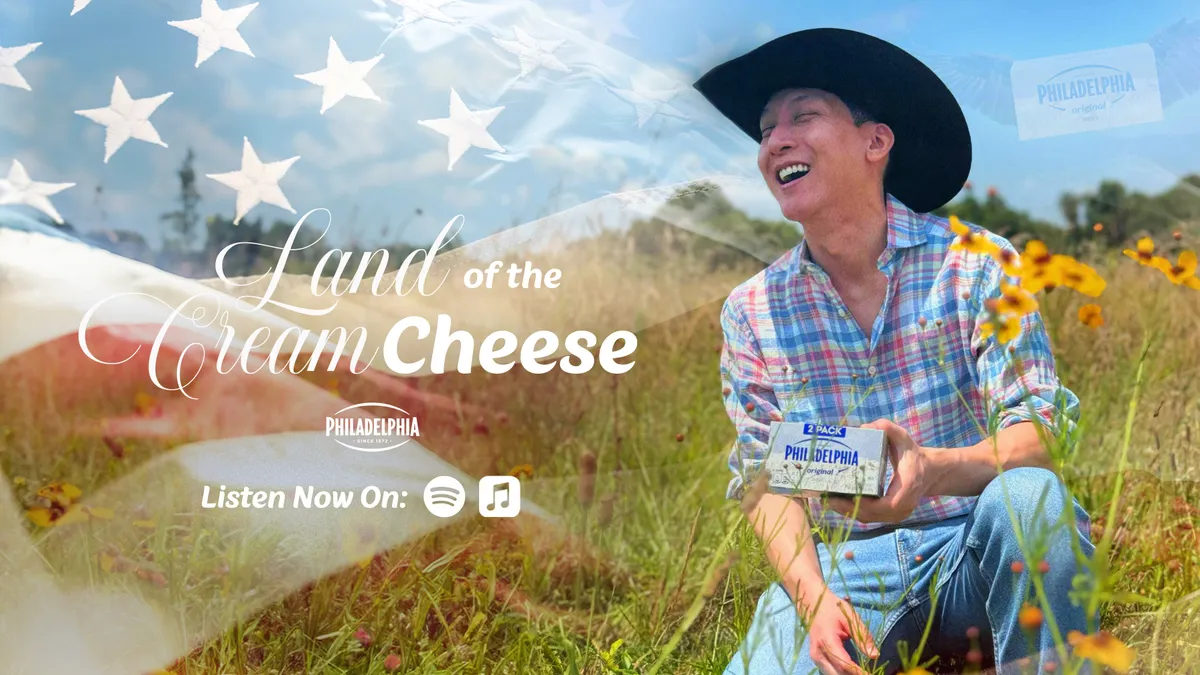 Travis Yee in a campaign for Philadelphia Cream Cheese