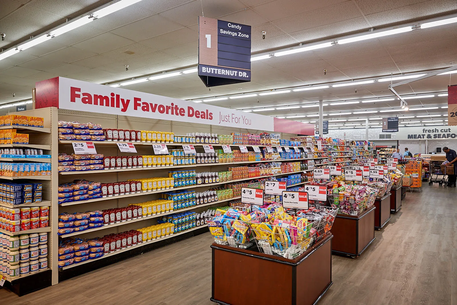 Family Fare Deals section in the newly renovated store