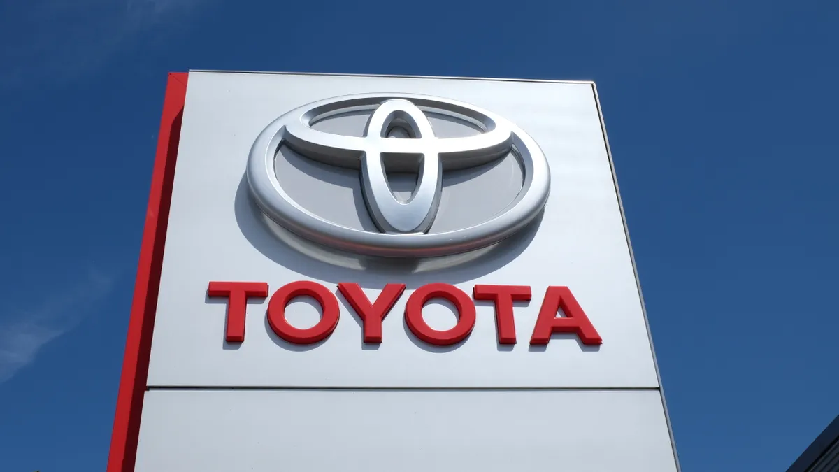 This is a toyota logo.