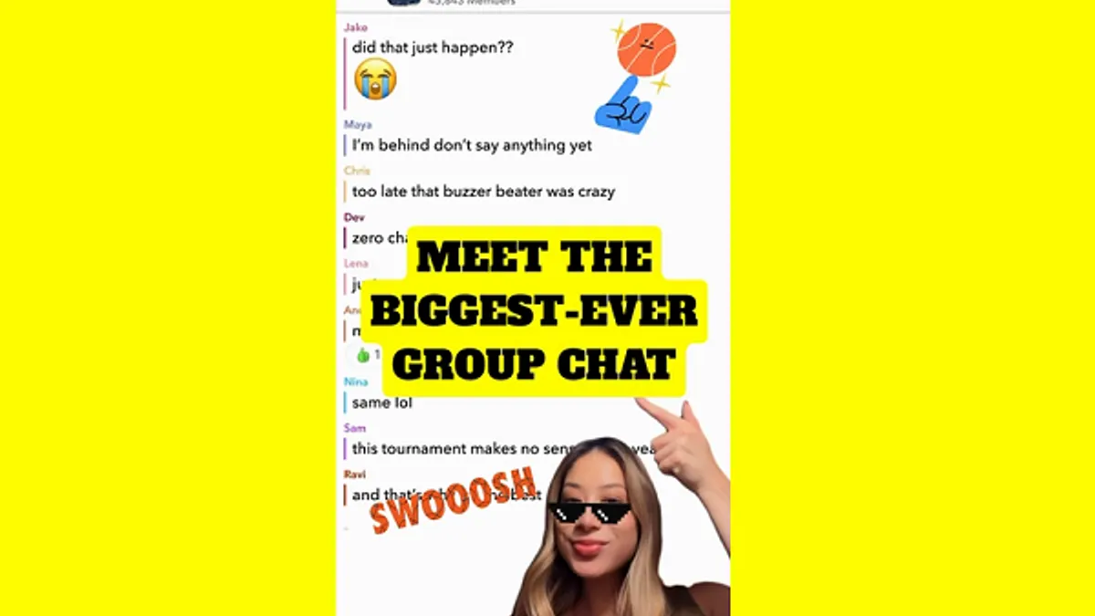 Snapchat group chat