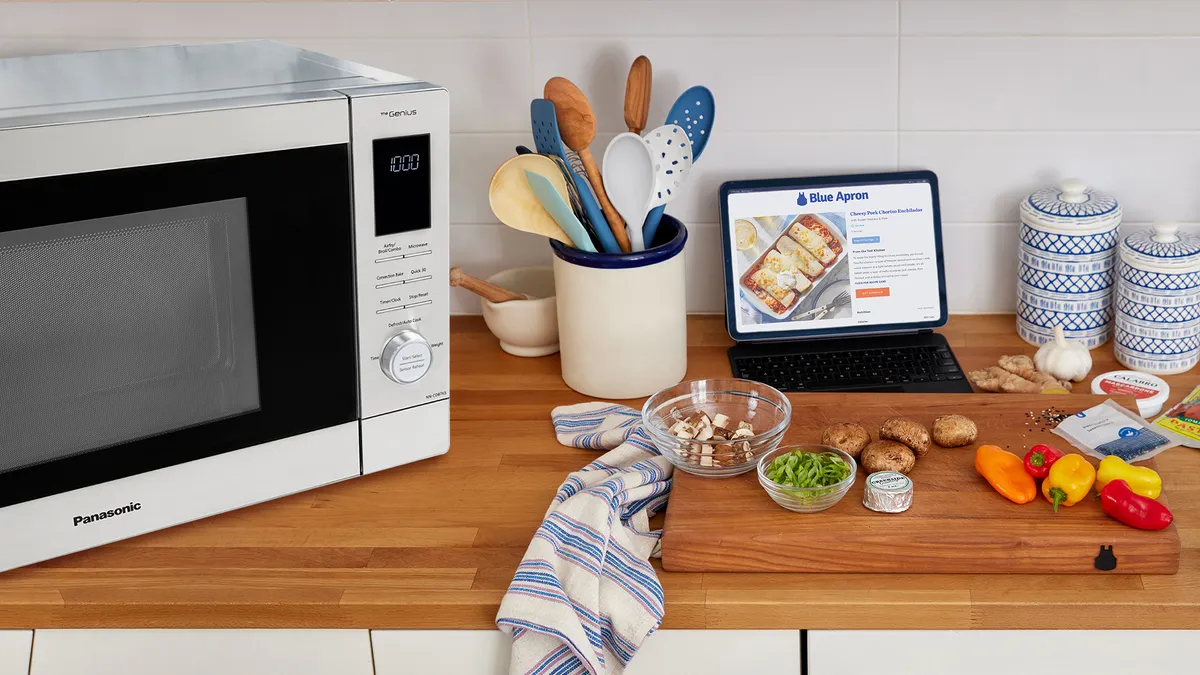 Blue Apron and Panasonic partner to offer customers alternative cooking experiences in the kitchen