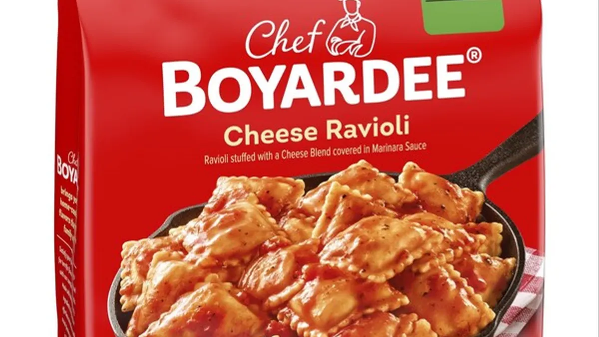 A package of Chef Boyardee's