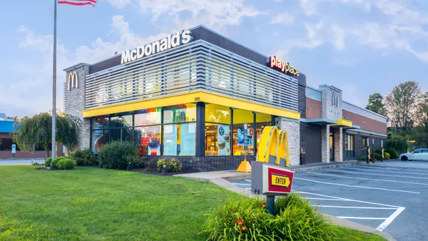 An image of a McDonald's with a playplace