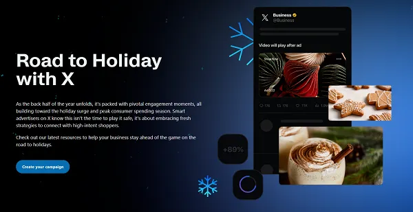 X holiday campaigns