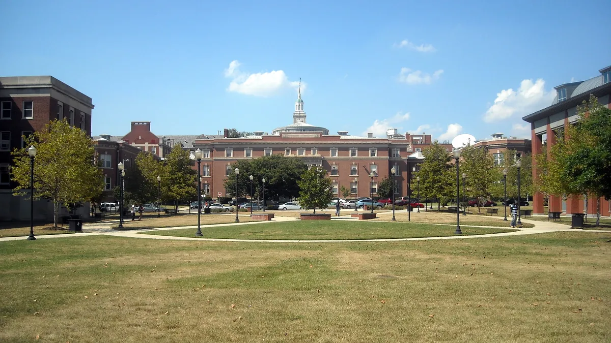 Howard University courtyard