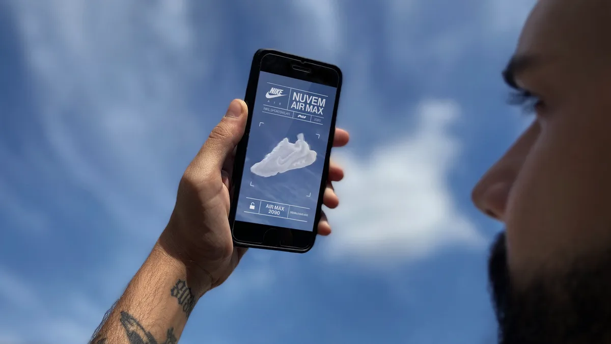 Nike urges Brazilians to point phones at sky for Air Max AR experience