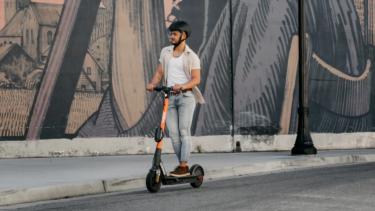 Spin scooters micromobility