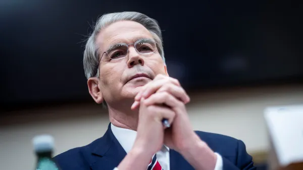 Treasury Secretary Scott Bessent appears before the House Financial Services Committee on May 7, 2025, in Washington, D.C.