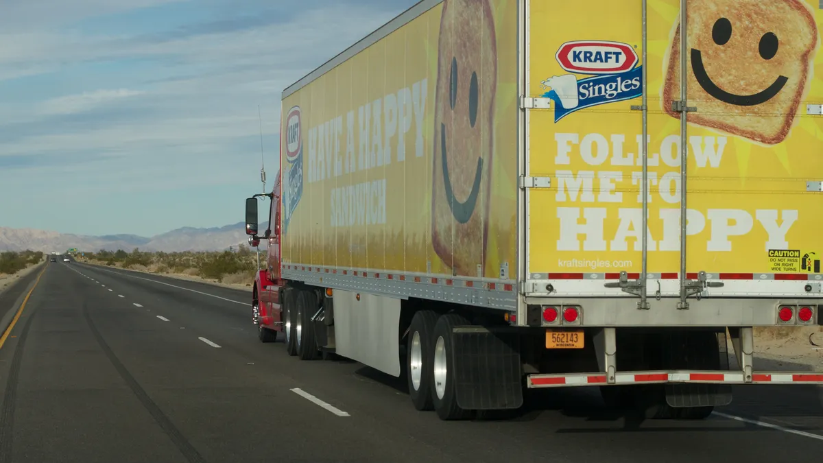 Kraft Singles truck