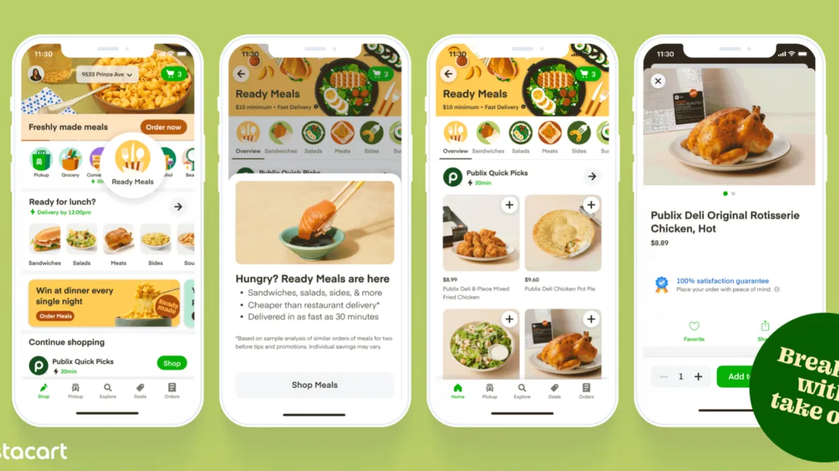 Instacart's Ready Meals Hub