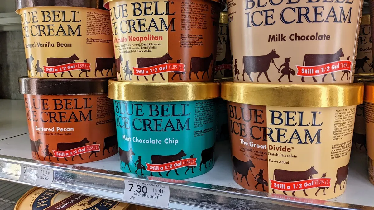 Blue Bell Creamery ice cream