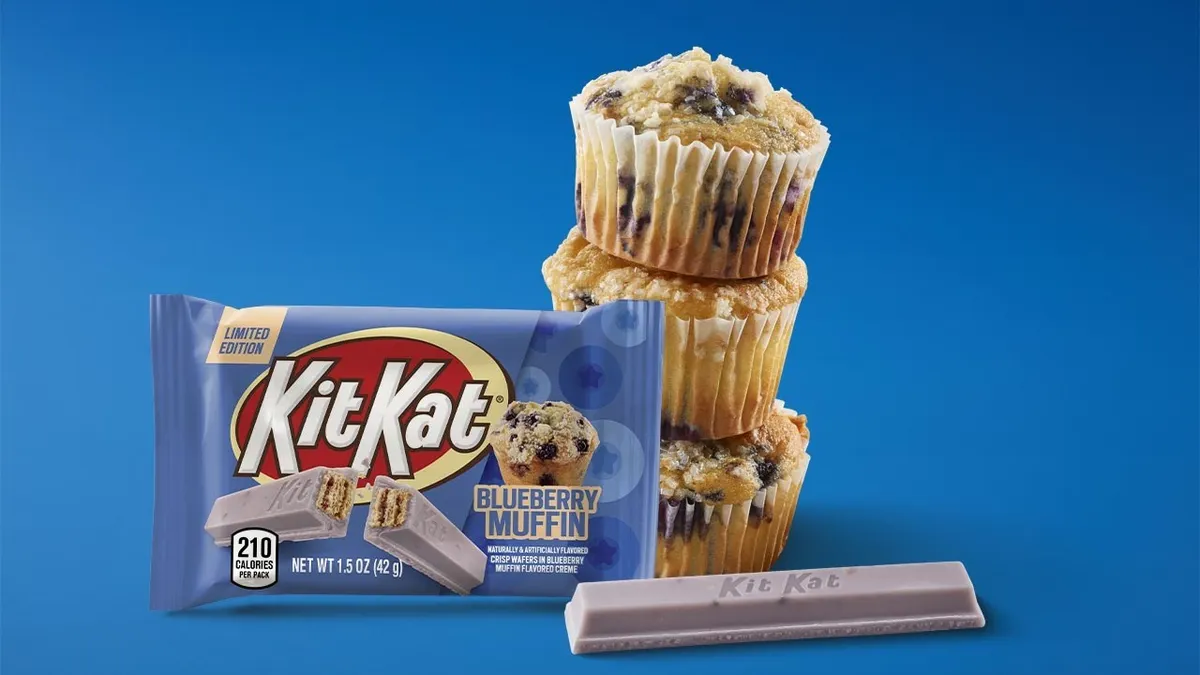 Hershey launched Blueberry Muffin Kit Kat in April 2022.