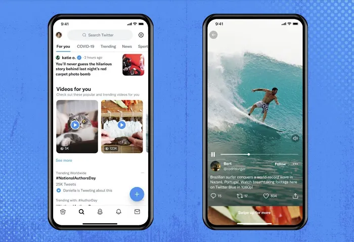 Twitter video update