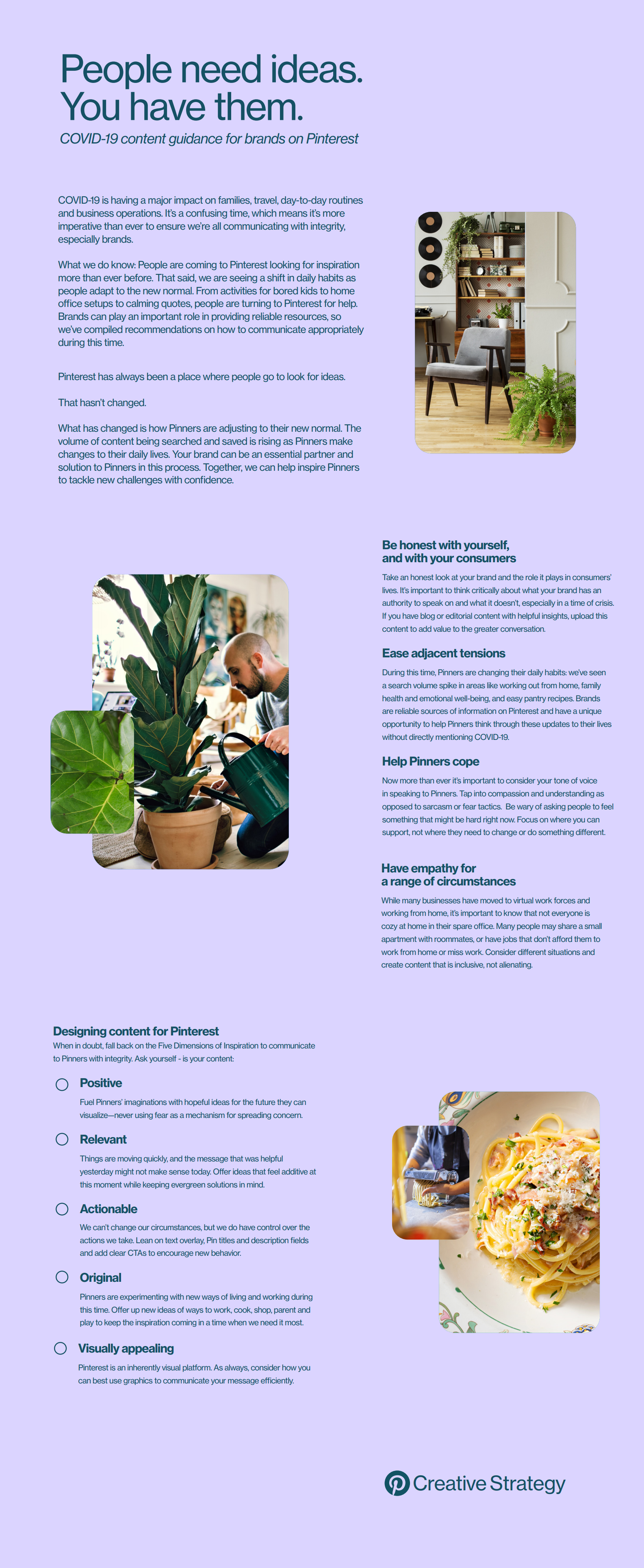 Pinterest COVID-19 tips
