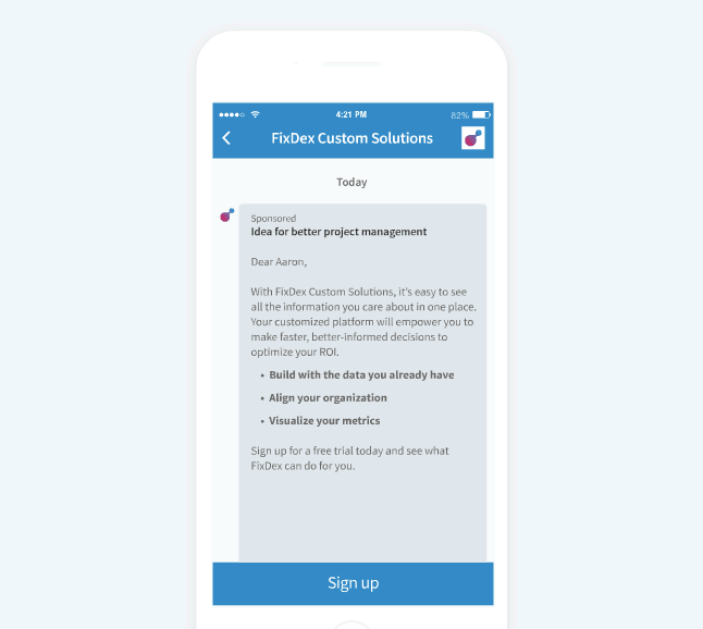 LinkedIn Expands Lead Gen Forms to Sponsored InMail and Dynamic Ads | Social Media Today